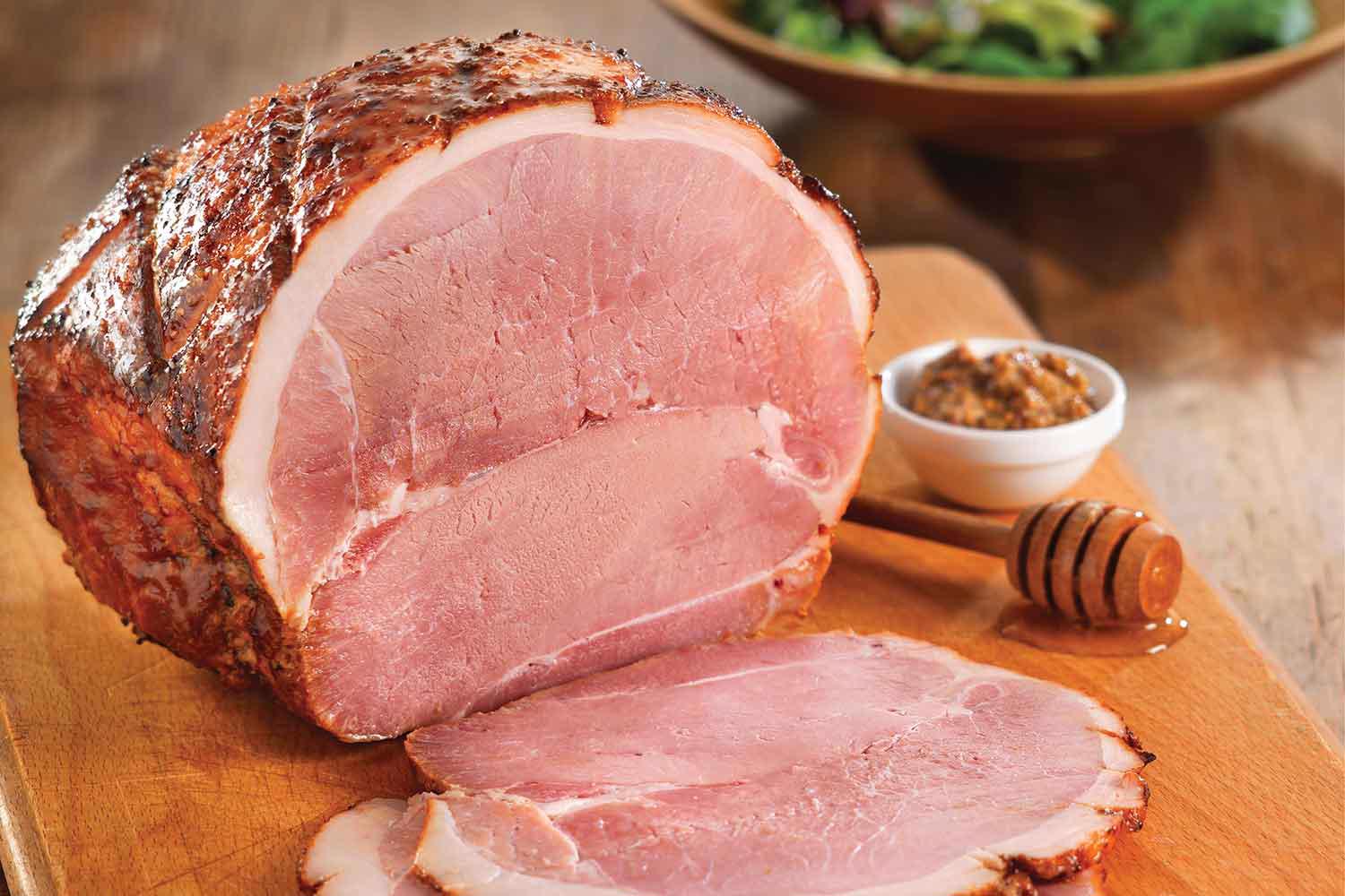Honey and Mustard Glazed Ham Boneless Ham